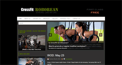 Desktop Screenshot of crossfitroborean.com