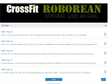 Tablet Screenshot of crossfitroborean.com